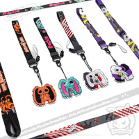 Load image into Gallery viewer, Plushie Dreadfuls Lanyard Strap Keychain
