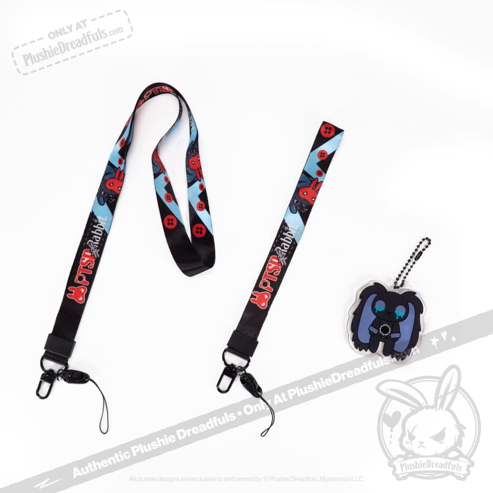 Plushie Dreadfuls Lanyard Strap Ptsd Keychain