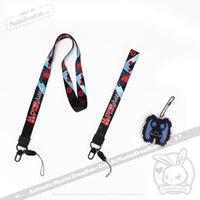 Load image into Gallery viewer, Plushie Dreadfuls Lanyard Strap Ptsd Keychain
