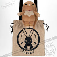 Load image into Gallery viewer, Plushie Dreadfuls - Latte Lapins Caramel Plush Stuffed Animal Toy
