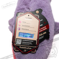 Load image into Gallery viewer, Plushie Dreadfuls - Lavender Love Rabbit Limited Edition - Plush Stuffed Animal toy
