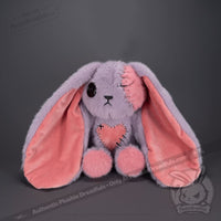 Load image into Gallery viewer, Plushie Dreadfuls - Lavender Love Rabbit Limited Edition - Plush Stuffed Animal - Mysterious

