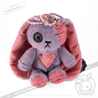 Load image into Gallery viewer, Plushie Dreadfuls - Lavender Love Rabbit Stacking Friendship Bracelet
