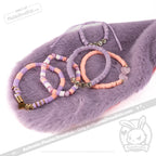 Plushie Dreadfuls - Lavender Love Rabbit Stacking Friendship Bracelet