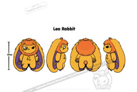 Load image into Gallery viewer, Plushie Dreadfuls - Leo Rabbit - Mysterious
