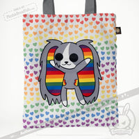 Load image into Gallery viewer, Plushie Dreadfuls - Lgbtqia Bunny Plush Stuffed Animal Plush
