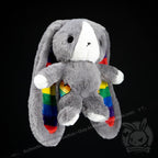 Plushie Dreadfuls - LGBTQIA Bunny - Plush Stuffed Animal - Mysterious