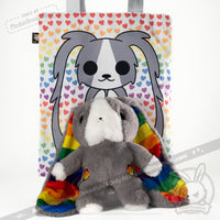 Load image into Gallery viewer, Plushie Dreadfuls - Lgbtqia Bunny Plush Stuffed Animal Plush
