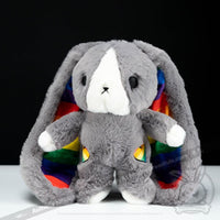 Load image into Gallery viewer, Plushie Dreadfuls - LGBTQIA Bunny - Plush Stuffed Animal - Mysterious
