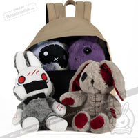 Load image into Gallery viewer, Plushie Dreadfuls Logo Backpack Plush
