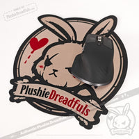 Load image into Gallery viewer, Plushie Dreadfuls - Logo Mouse Pad Mouse Pad
