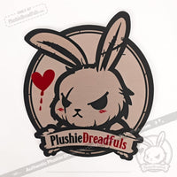 Load image into Gallery viewer, Plushie Dreadfuls - Logo Mouse Pad Mouse Pad
