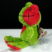 Load image into Gallery viewer, Plushie Dreadfuls -  Love Frog - Plush Stuffed Animal - Mysterious
