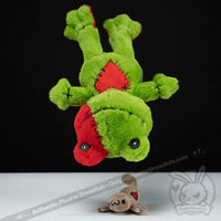 Load image into Gallery viewer, Plushie Dreadfuls -  Love Frog - Plush Stuffed Animal - Mysterious
