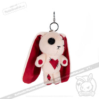 Load image into Gallery viewer, Plushie Dreadfuls Love Rabbit Plush Keychain Accessory Keychain
