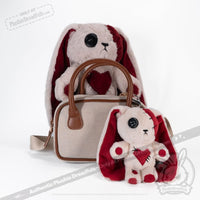 Load image into Gallery viewer, Plushie Dreadfuls - Love Rabbit Plush Keychain Accessory Keychain

