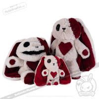 Load image into Gallery viewer, Plushie Dreadfuls - Love Rabbit Plush Keychain Accessory Keychain
