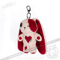 Load image into Gallery viewer, Plushie Dreadfuls Love Rabbit Plush Keychain Accessory Keychain
