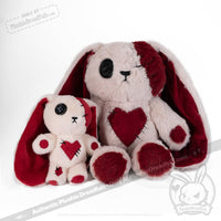 Load image into Gallery viewer, Plushie Dreadfuls - Love Rabbit Plush Keychain Accessory Keychain
