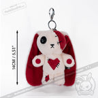 Plushie Dreadfuls - Love Rabbit Plush Keychain Accessory Keychain