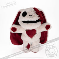 Load image into Gallery viewer, Plushie Dreadfuls -  Love Rabbit Plush Puppet - Mysterious
