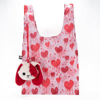 Load image into Gallery viewer, Plushie Dreadfuls - Love Rabbit Reusable Shopping Bag Accessory Shopping Bag
