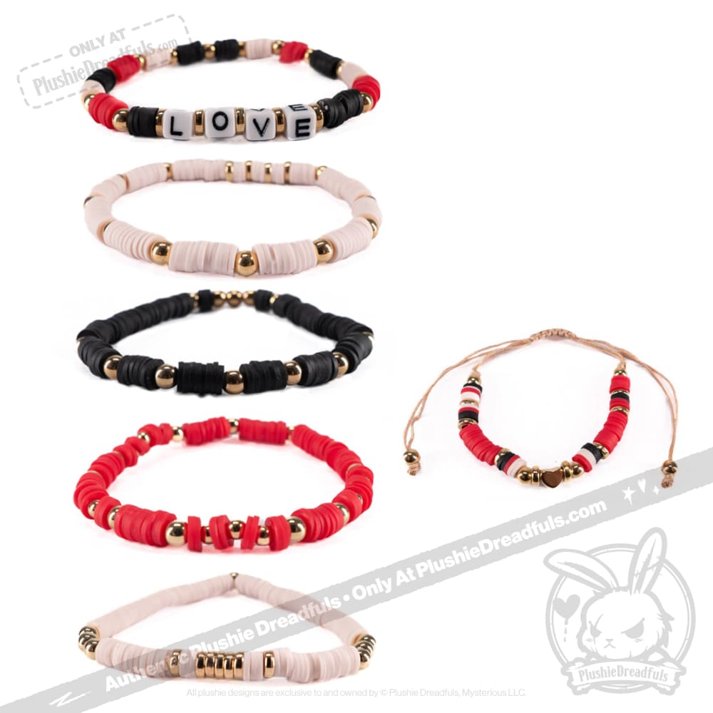 Plushie Dreadfuls - Love Rabbit Stacking Bracelet