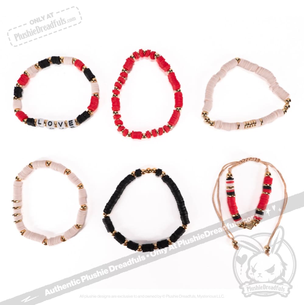 Plushie Dreadfuls - Love Rabbit Stacking Bracelet