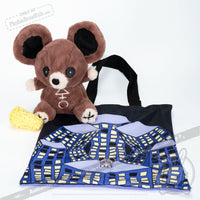 Load image into Gallery viewer, Plushie Dreadfuls - Megalophobia Mouse - Plush Stuffed Animal - Mysterious
