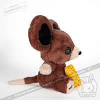 Load image into Gallery viewer, Plushie Dreadfuls - Megalophobia Mouse - Plush Stuffed Animal - Mysterious
