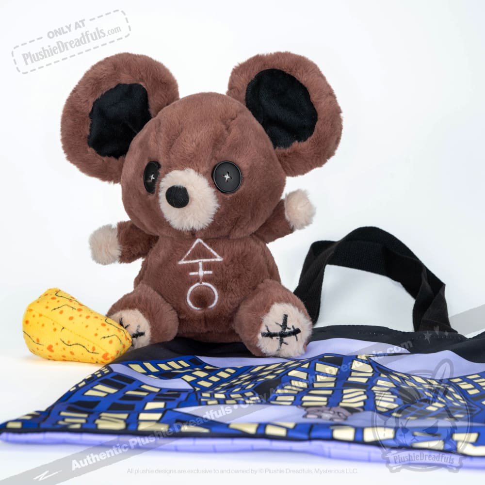 Plushie Dreadfuls - Megalophobia Mouse - Plush Stuffed Animal - Mysterious