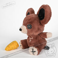 Load image into Gallery viewer, Plushie Dreadfuls - Megalophobia Mouse - Plush Stuffed Animal - Mysterious
