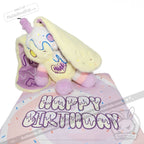 Plushie Dreadfuls - Mile Stone Birthday Cake Rabbit - Plush Stuffed Animal toy