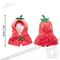 Load image into Gallery viewer, Plushie Dreadfuls Mini Plush Strawberry Cloak accessory
