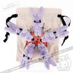 Plushie Dreadfuls - Anxiety Bunnies (Set Of 5) Plush Stuffed Animal Lavender Plush