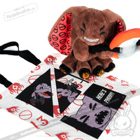 Load image into Gallery viewer, Plushie Dreadfuls - Misophonia Rabbit - Plush Stuffed Animal - Mysterious
