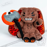 Load image into Gallery viewer, Plushie Dreadfuls - Misophonia Rabbit - Plush Stuffed Animal - Mysterious
