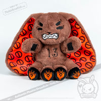 Load image into Gallery viewer, Plushie Dreadfuls - Misophonia Rabbit - Plush Stuffed Animal - Mysterious
