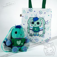 Load image into Gallery viewer, Plushie Dreadfuls - Mlm Gay Bunny Plush Stuffed Animal Plush
