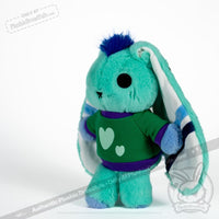 Load image into Gallery viewer, Plushie Dreadfuls - Mlm Gay Bunny Plush Stuffed Animal Plush
