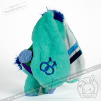Load image into Gallery viewer, Plushie Dreadfuls - Mlm Gay Bunny Plush Stuffed Animal Plush
