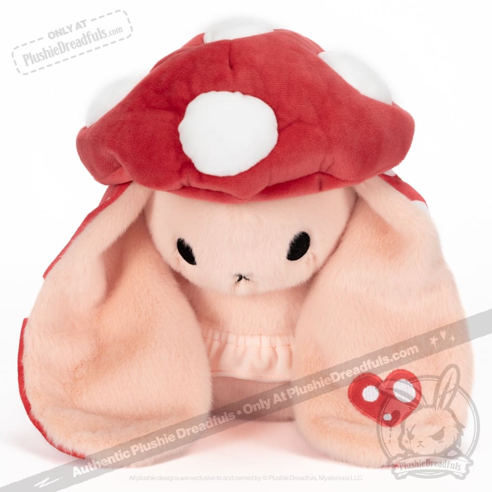 Plushie Dreadfuls - Mushroom Rabbit Fly Agaric Plush Stuffed Animal Toy