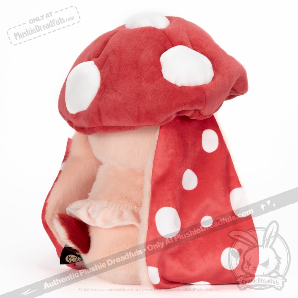 Plushie Dreadfuls - Mushroom Rabbit Fly Agaric Plush Stuffed Animal Toy