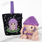 Plushie Dreadfuls - Mushroom Rabbit Lilac Bonnet Plush Stuffed Animal Toy