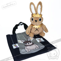 Load image into Gallery viewer, Plushie Dreadfuls - Narcissistic Personality Disorder Rabbit - Plush Stuffed Animal - Mysterious
