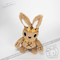 Load image into Gallery viewer, Plushie Dreadfuls - Narcissistic Personality Disorder Rabbit - Plush Stuffed Animal - Mysterious
