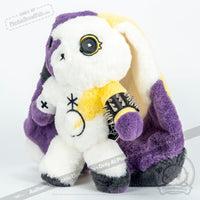 Load image into Gallery viewer, Plushie Dreadfuls -Non Binary Rabbit - Plush Stuffed Animal - Mysterious
