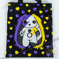 Load image into Gallery viewer, Plushie Dreadfuls -Non Binary Rabbit - Plush Stuffed Animal - Mysterious
