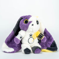 Load image into Gallery viewer, Plushie Dreadfuls -Non Binary Rabbit - Plush Stuffed Animal - Mysterious
