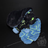 Load image into Gallery viewer, Plushie Dreadfuls - Nyctophobia Rabbit - Plush Stuffed Animal toy
